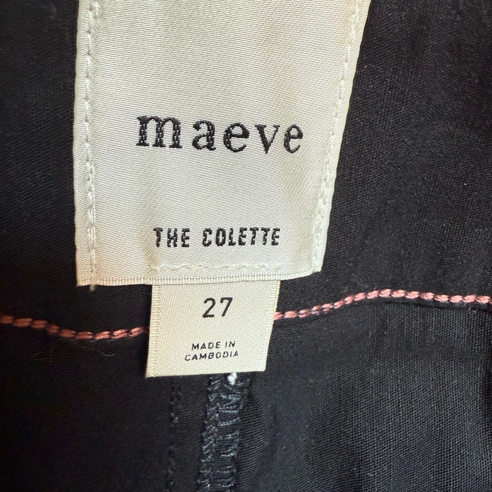 Anthropologie Maeve The Collette Wide-Leg Pants -size 27 - Picture 3 of 3